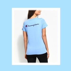 Champion light blue, t-shirt